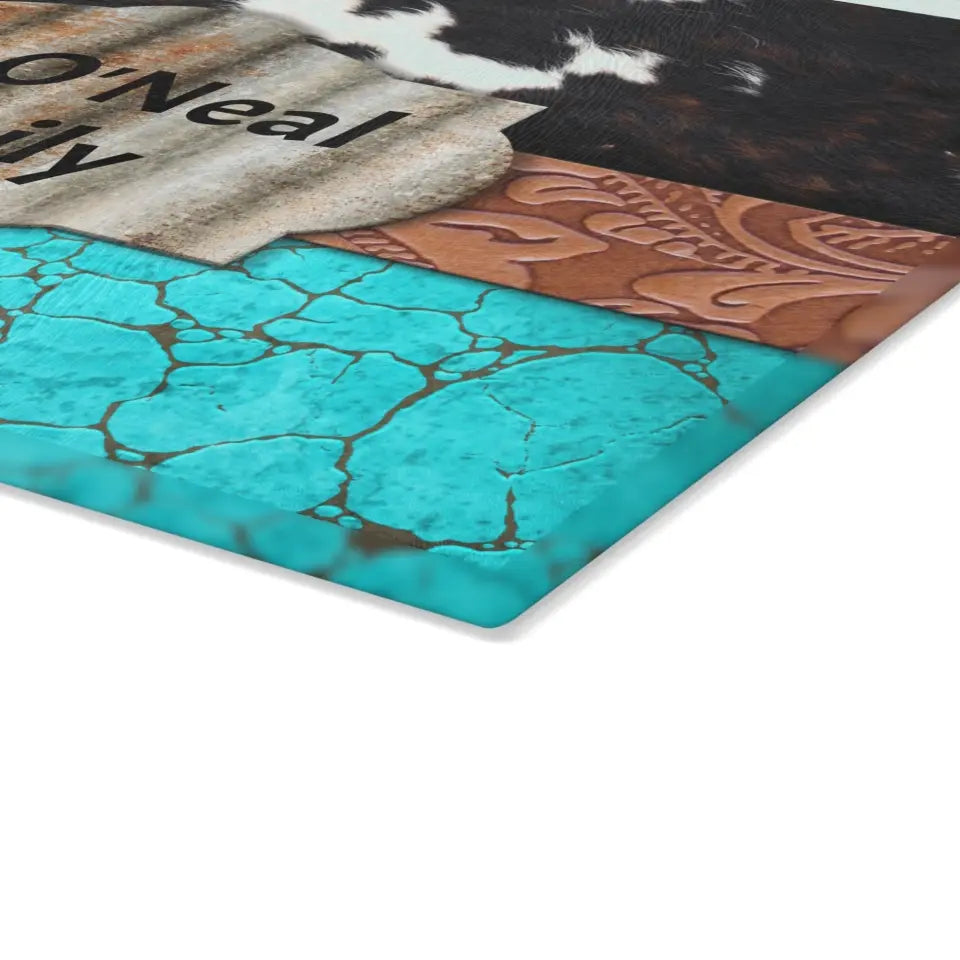 š® Personalized Glass Cutting Board: Rustic Charm Meets Individual Style! š®