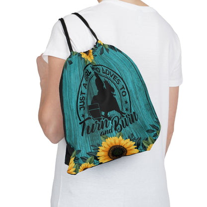 Outdoor Drawstring Bag- Turn and Burn