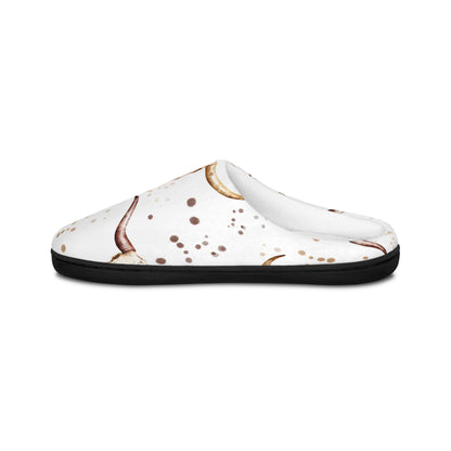 Women's Indoor Slippers- Steer Skull