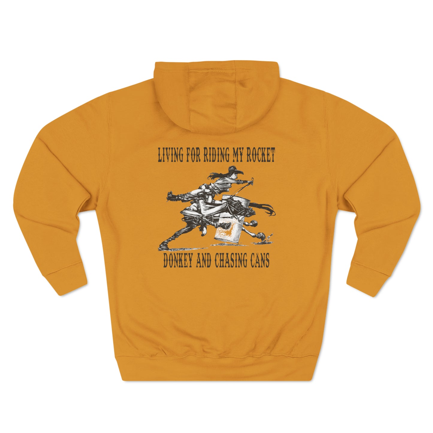 Living for Riding My Rocket Donkey  Pullover Hoodie