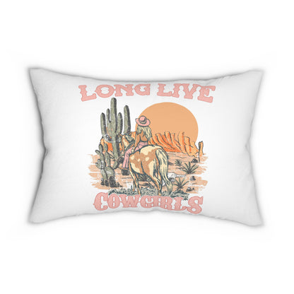 Lumbar Pillow- Long Live Cowgirls