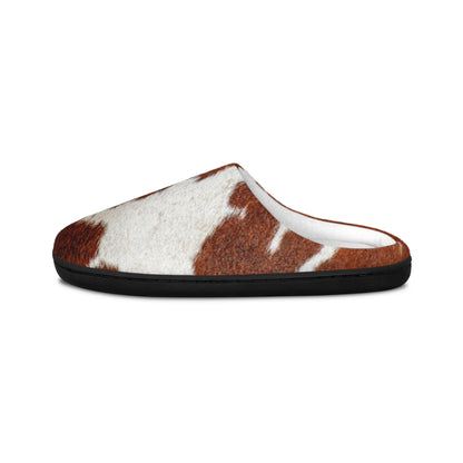 Women's Indoor Slippers- Cowprint