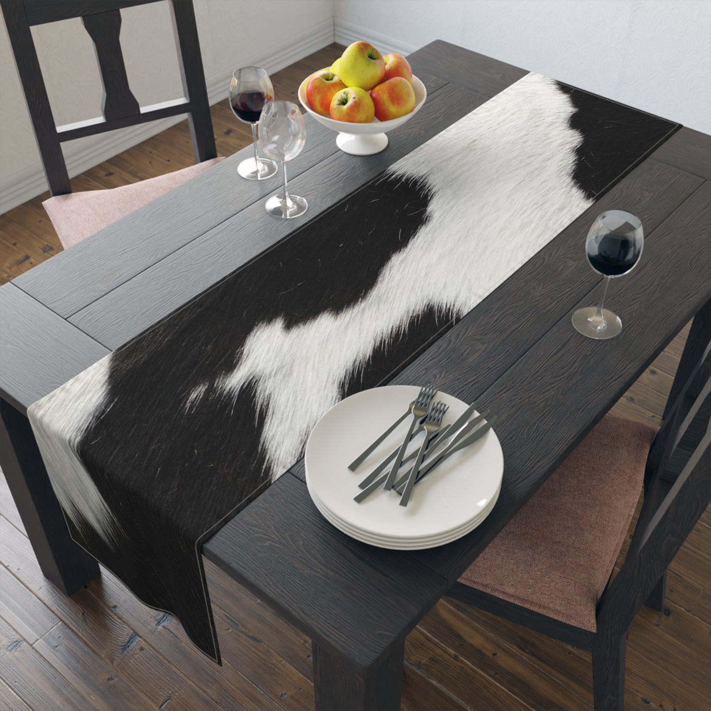 Table Runner - Cowhide Print