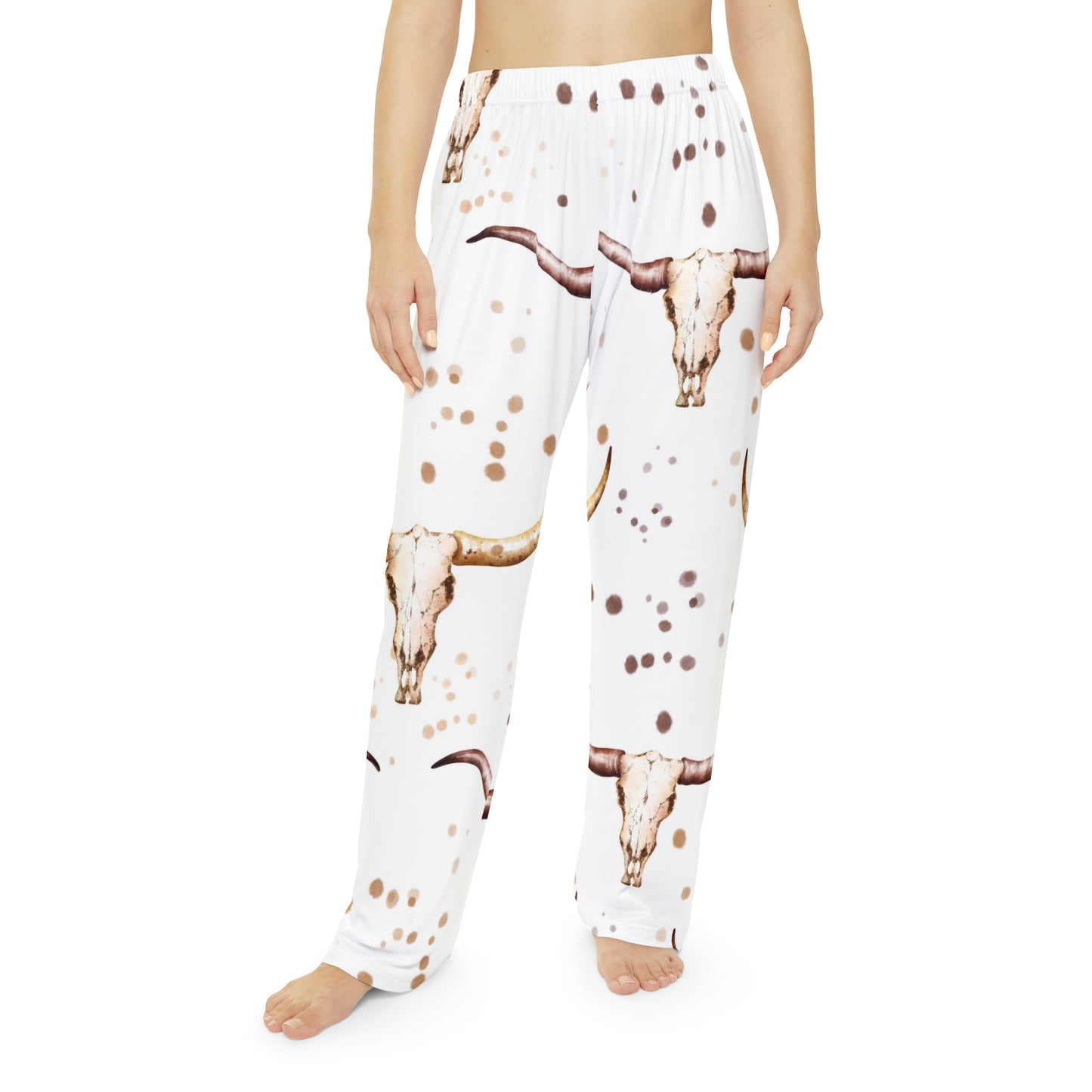 Women's Pajama Pants - Steer Skull