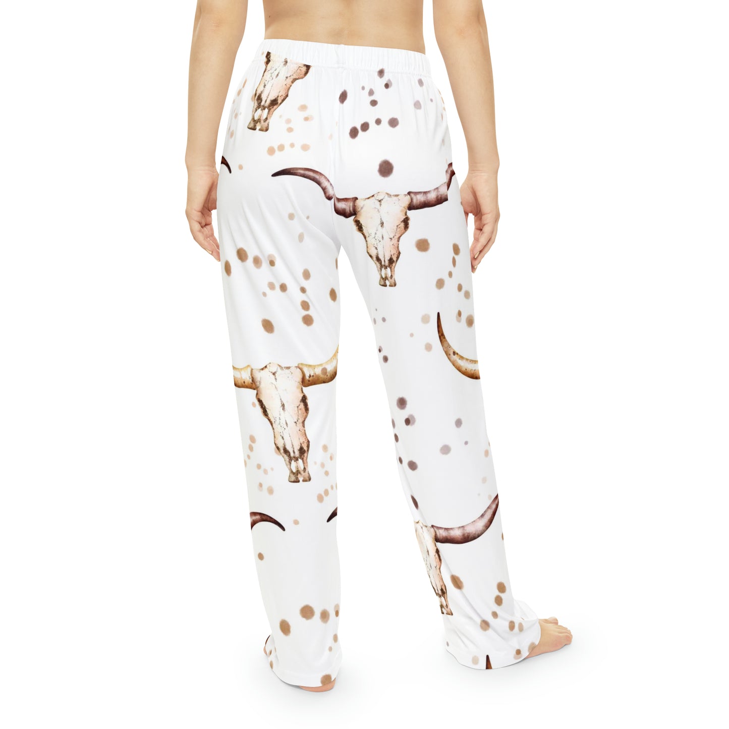 Women's Pajama Pants - Steer Skull