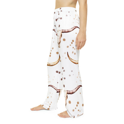 Women's Pajama Pants - Steer Skull