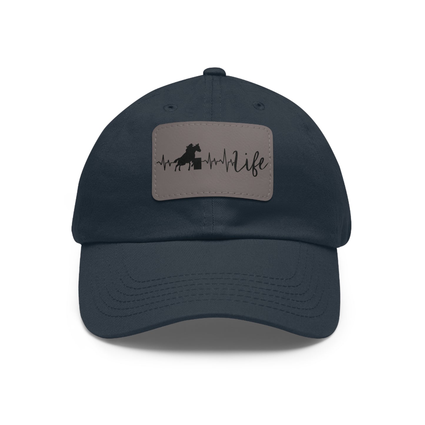 Hat with Leather Patch - Barrel Racer Life