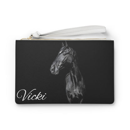 Personalized Clutch Bag- Horse Beauty