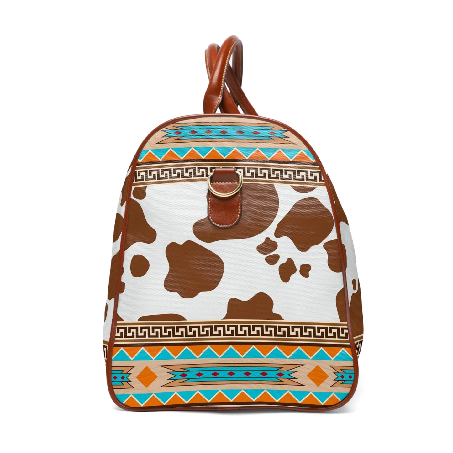 Waterproof Travel Bag- Cowprint Western