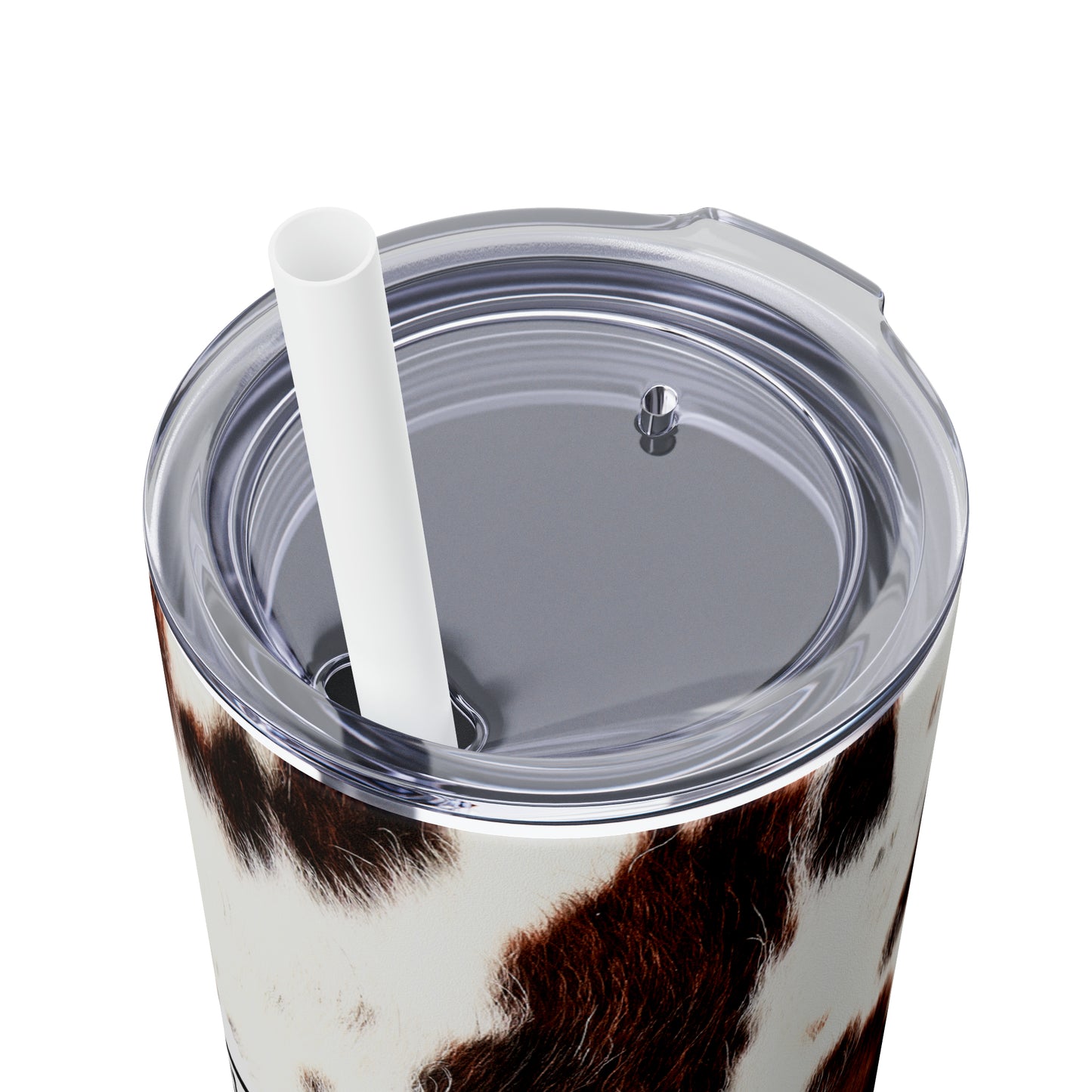 Skinny Tumbler with Straw, 20oz- 3 Barrels, 2 Hearts