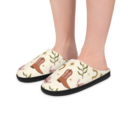 Women's Indoor Slippers- Cowgirl