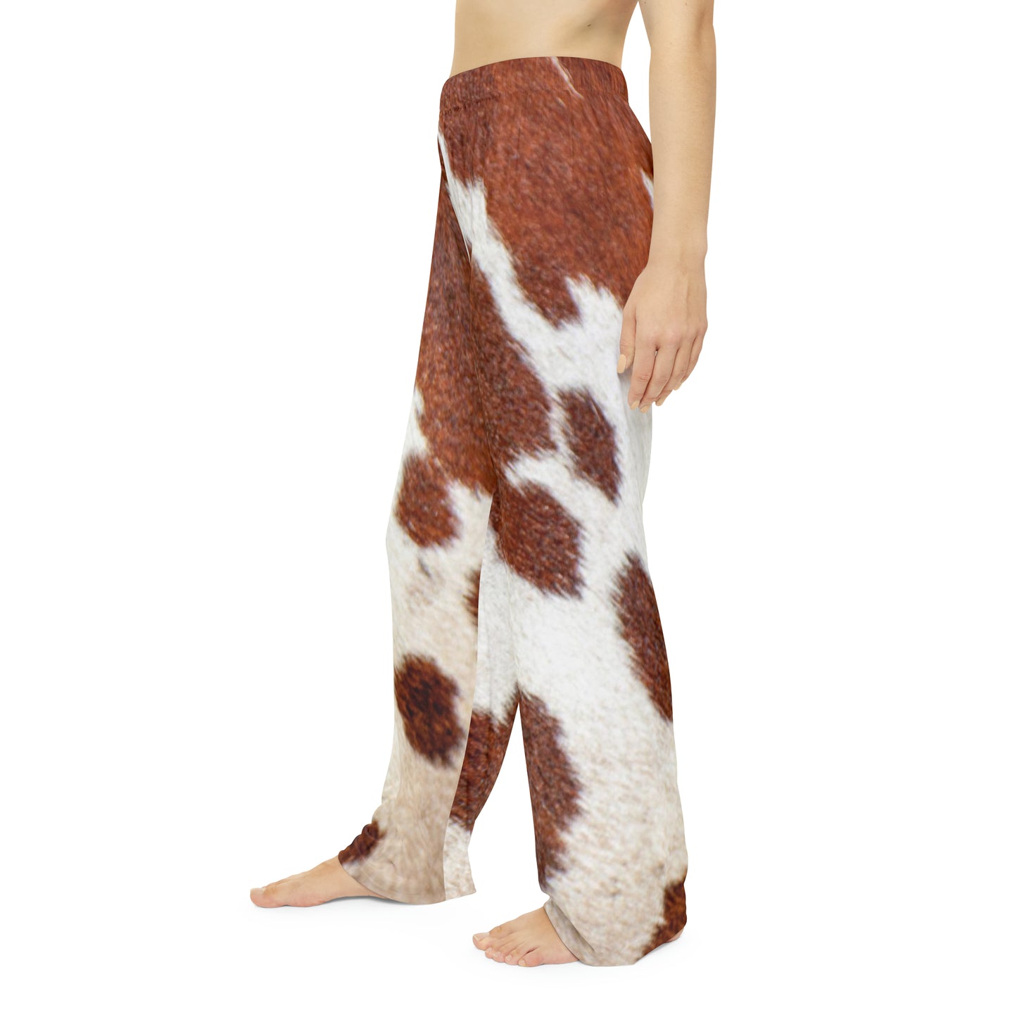 Women's Pajama Pants- Cowprint