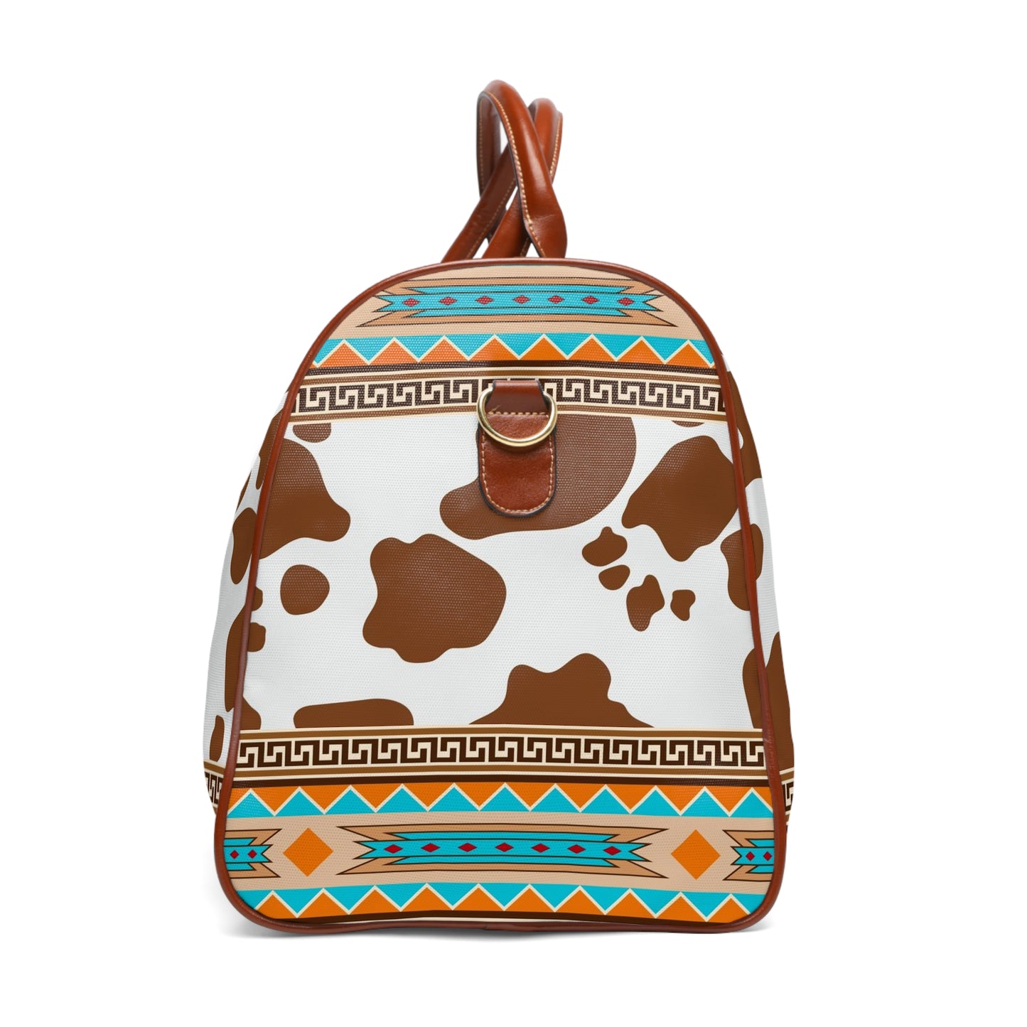 Waterproof Travel Bag- Cowprint Western