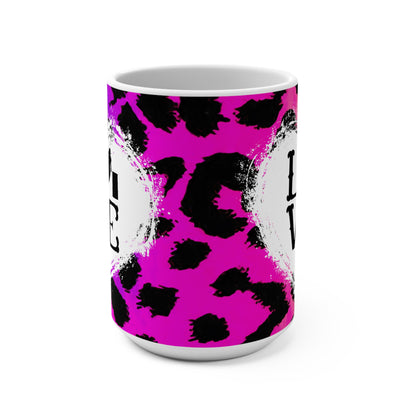 Mug 15oz- Barrel Racer Love on Pink