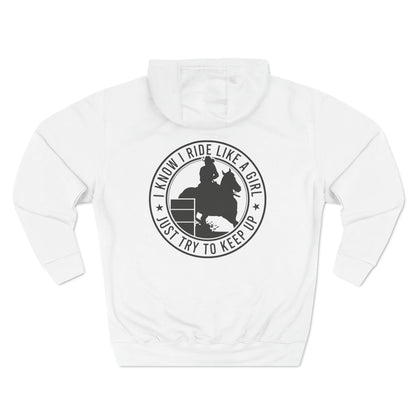 Ride Like a Girl Pullover Hoodie