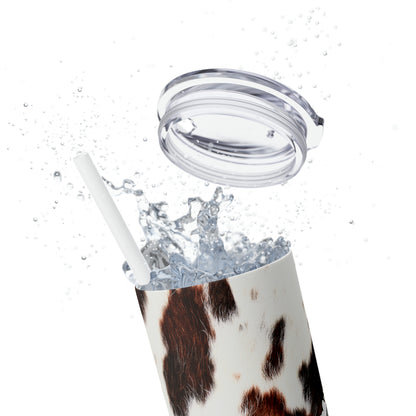 Skinny Tumbler with Straw, 20oz- 3 Barrels, 2 Hearts