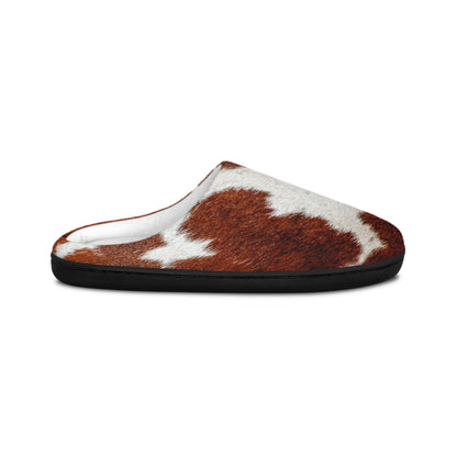 Women's Indoor Slippers- Cowprint