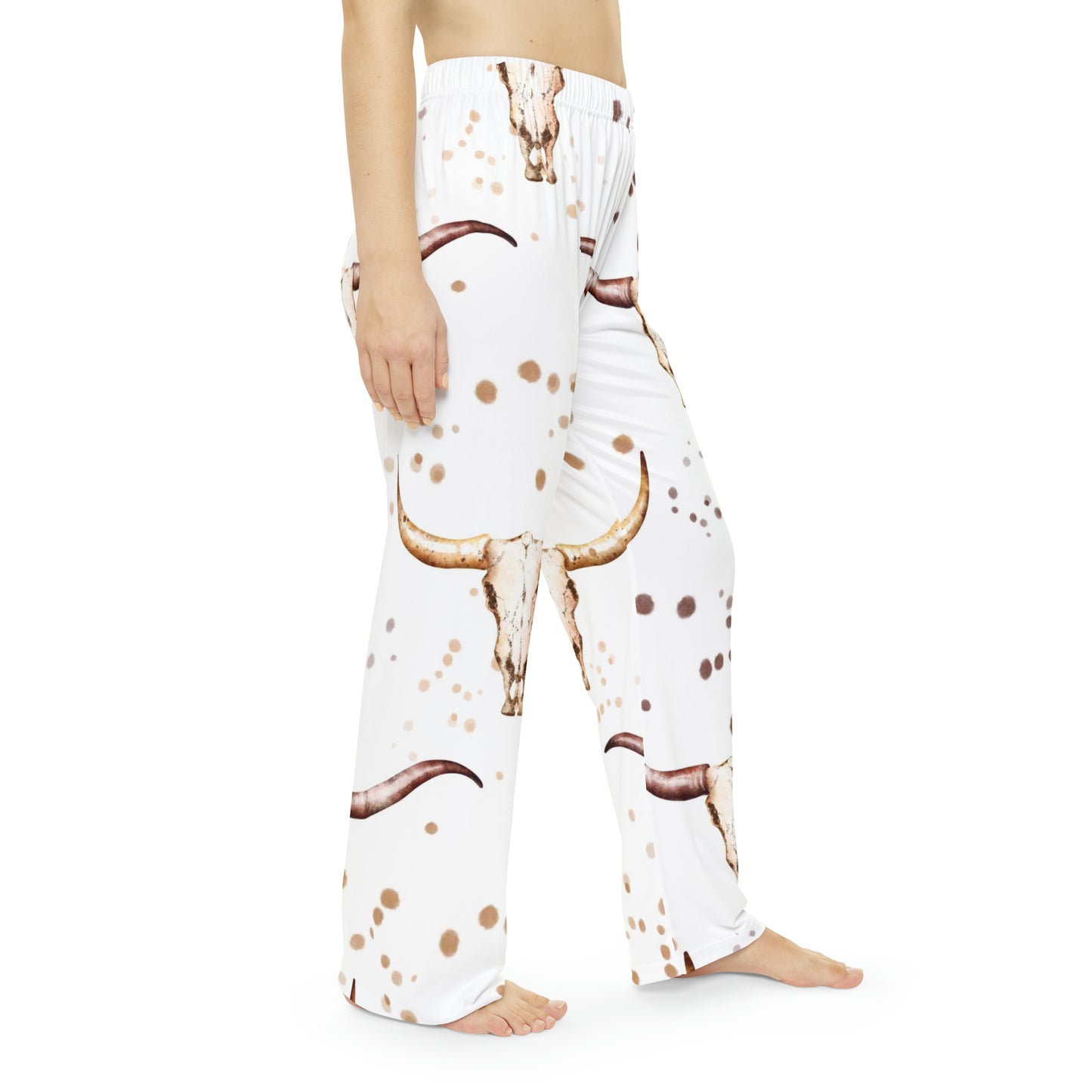 Women's Pajama Pants - Steer Skull