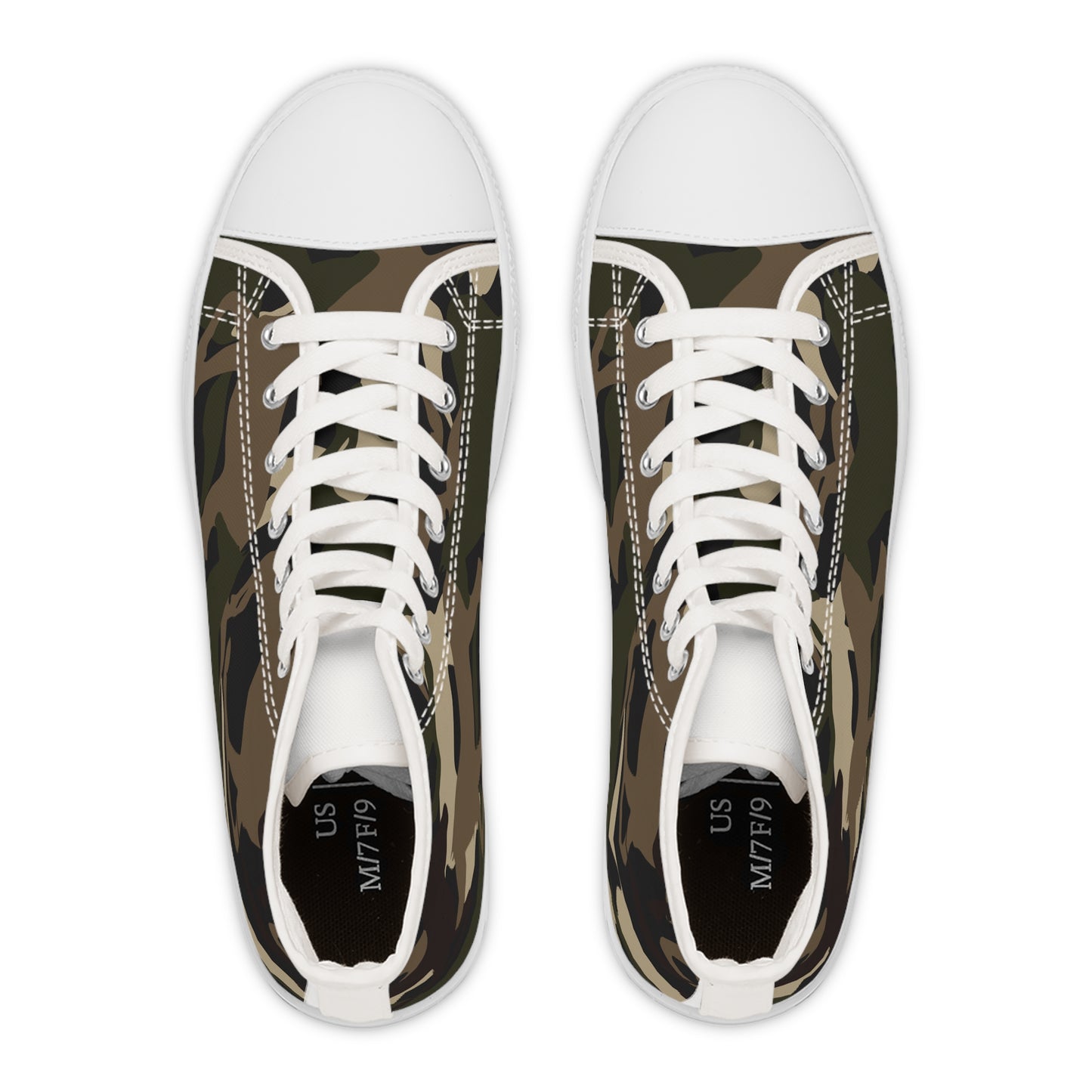 Horse Camo Women's High Top Sneakers