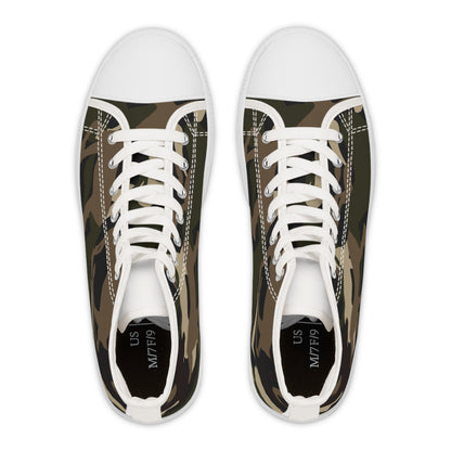 Horse Camo Women's High Top Sneakers