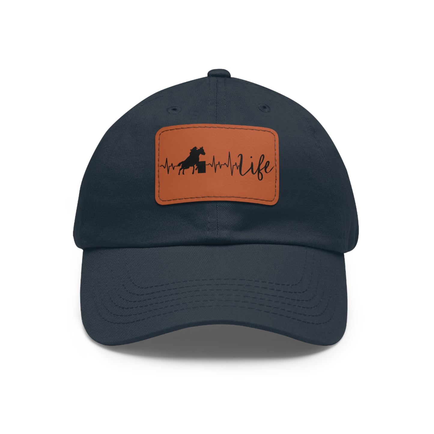 Hat with Leather Patch - Barrel Racer Life