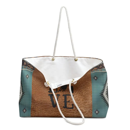 🌵 Western Love: Personalized Barrel Racer Weekender Tote Bag 💖