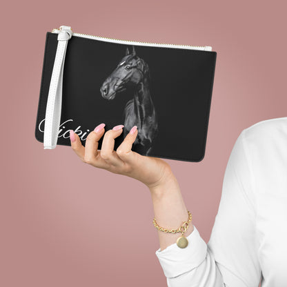 Personalized Clutch Bag- Horse Beauty