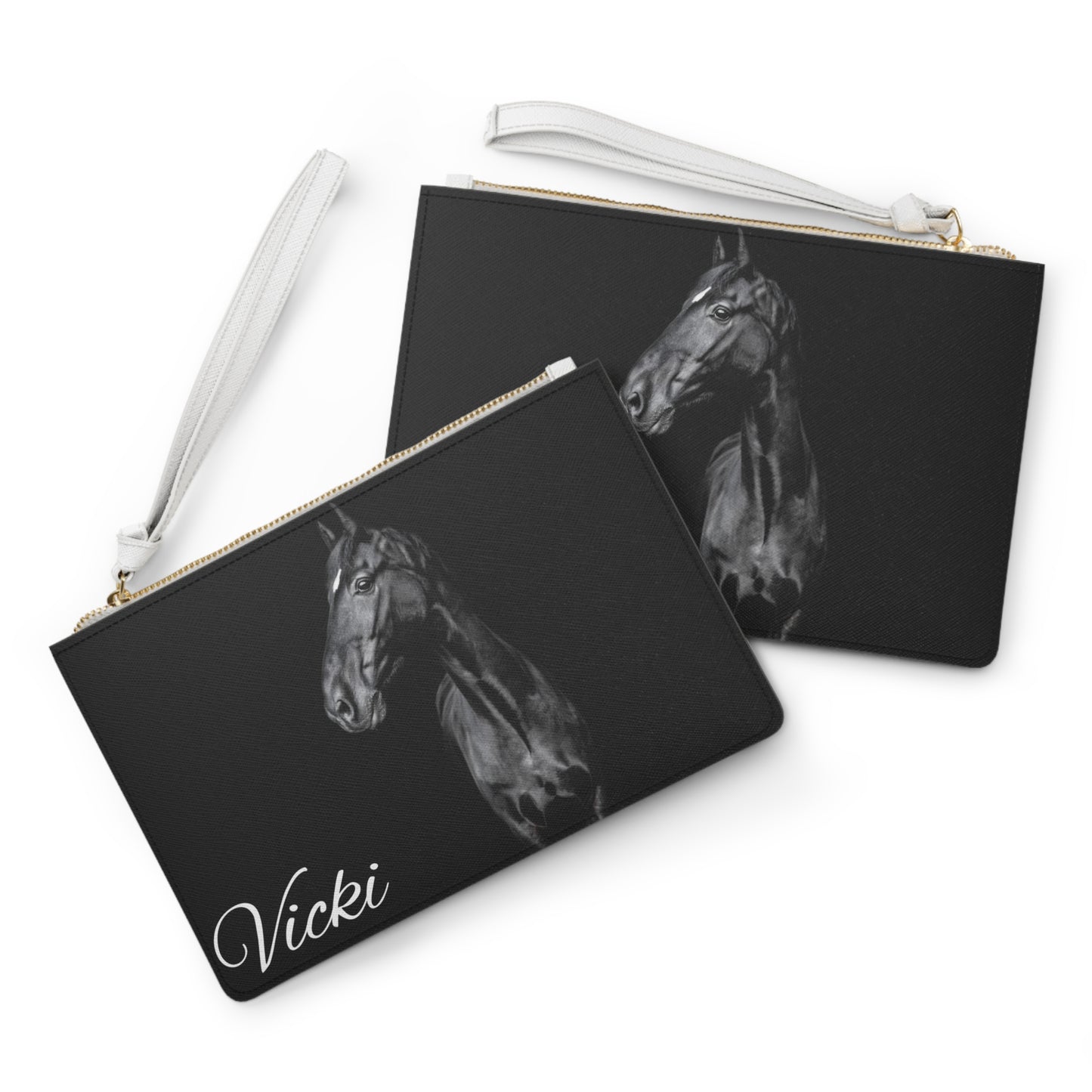 Personalized Clutch Bag- Horse Beauty