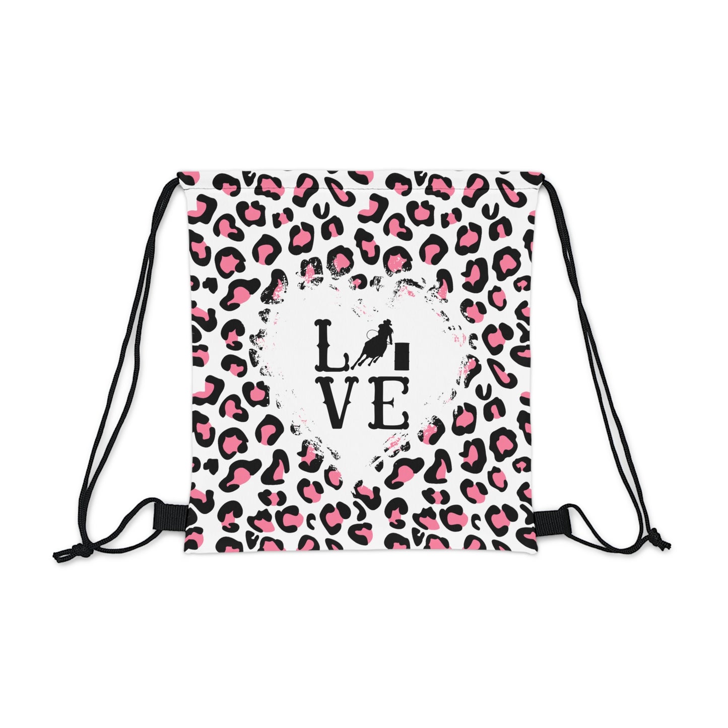 Outdoor Drawstring Bag- Barrel Racing Love