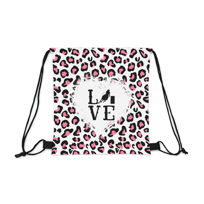 Outdoor Drawstring Bag- Barrel Racing Love