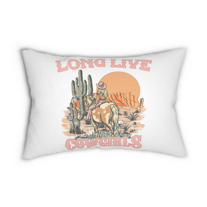 Lumbar Pillow- Long Live Cowgirls