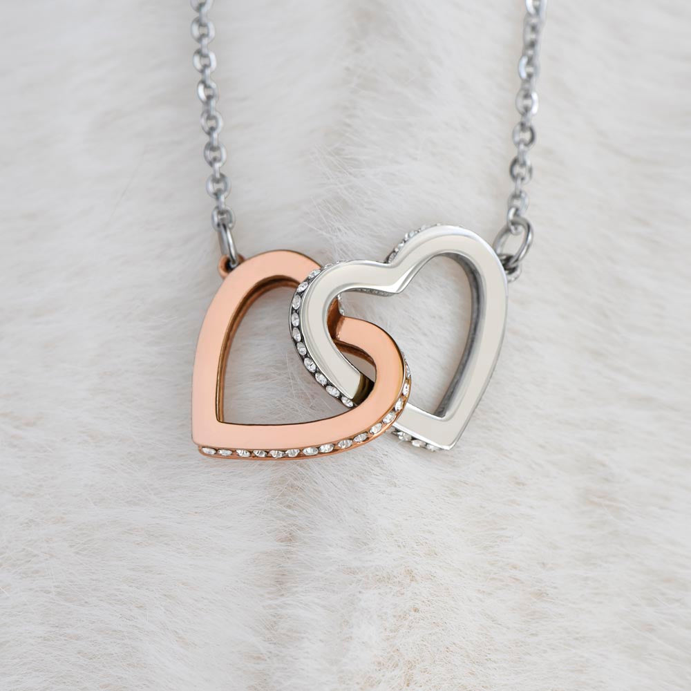 Personalized- 2 Hearts Barrel Racer Necklace