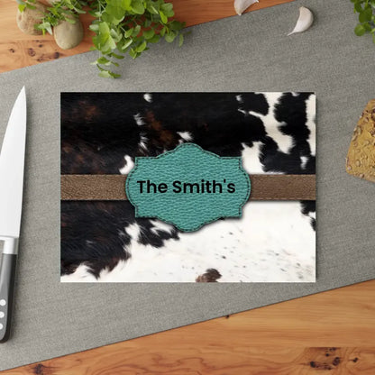 Personalized Glass Cutting Board